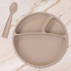 Minikoioi Vaisselle Enfant Cuillère Bébé En 100% Silicone -Vaisselle et accessoires de cuisine enfant Soldes cuillere bebe en 100 silicone 2