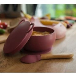 Minikoioi Vaisselle Enfant Cuillères Bébé Saines En Bambou / Silicone -Vaisselle et accessoires de cuisine enfant Soldes cuilleres bebe saines en bambou silicone 20
