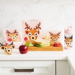 3 Sprouts Gourdes Enfant Et Boîtes à Goûter Gourde à Paille Cerf (350 Ml) -Vaisselle et accessoires de cuisine enfant Soldes gourde a paille cerf 350 ml 2