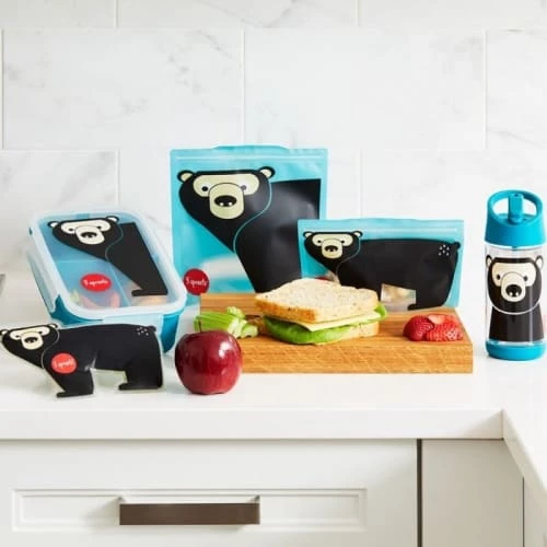 3 Sprouts Gourdes Enfant Et Boîtes à Goûter Gourde à Paille Ours (350 Ml) 3 3 Sprouts Gourdes Enfant Et Boîtes à Goûter Gourde à Paille Ours (350 Ml) – Image 3