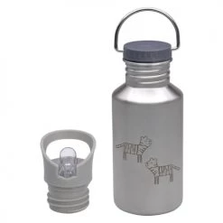 Lassig Gourdes Enfant Et Boîtes à Goûter Gourde En Inox 500 Ml Safari Tiger