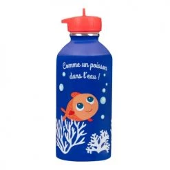 Draeger Paris Gourdes Enfant Et Boîtes à Goûter Gourde Inox Enfant - Poisson Dans L'eau