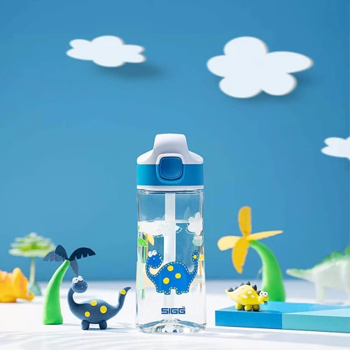 Sigg Gourdes Enfant Et Boîtes à Goûter Gourde Pour Enfant En Plastique, Dino, 0,45L 2 Sigg Gourdes Enfant Et Boîtes à Goûter Gourde Pour Enfant En Plastique, Dino, 0,45L – Image 2