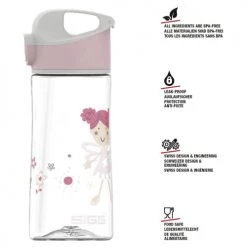 Sigg Gourdes Enfant Et Boîtes à Goûter Gourde Pour Enfant En Plastique, Fairy, 0,45L -Vaisselle et accessoires de cuisine enfant Soldes gourde pour enfant en plastique fairy 0 45l 3
