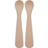 Jollein Vaisselle Enfant Lot De 2 Cuillères En Silicone Pale Pink
