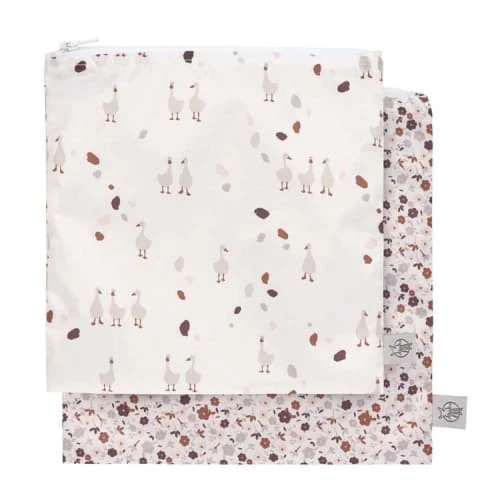 Lassig Gourdes Enfant Et Boîtes à Goûter Lot De 2 Pochettes à Snack Oie 1 Lassig Gourdes Enfant Et Boîtes à Goûter Lot De 2 Pochettes à Snack Oie