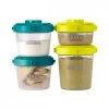 Béaba Accessoires De Cuisine Enfant Lot De 6 Portions Clip 1er âge 60 Et 120 Ml Neon