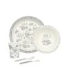 Mathilde M Vaisselle Enfant Mon Premier Coffret Repas En Bambou Ourson Royal