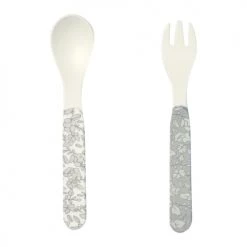 Mathilde M Vaisselle Enfant Mon Premier Coffret Repas En Bambou Ourson Royal -Vaisselle et accessoires de cuisine enfant Soldes mon premier coffret repas en bambou ourson royal 3