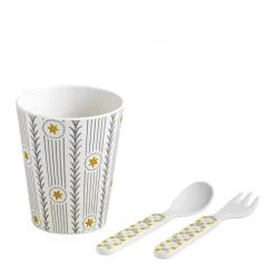Mathilde M Vaisselle Enfant Mon Premier Coffret Repas En Bambou Petit Roi -Vaisselle et accessoires de cuisine enfant Soldes mon premier coffret repas en bambou petit roi 5