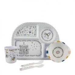 Mathilde M Vaisselle Enfant Mon Premier Coffret Repas Plateau Petit Carrousel