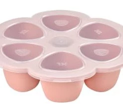 Béaba Accessoires De Cuisine Enfant Multiportions Silicone 6*150ml Old Pink -Vaisselle et accessoires de cuisine enfant Soldes multiportions silicone 6 150ml old pink 2