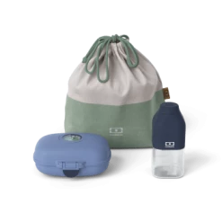 Monbento Vaisselle Enfant Pack Goûter Enfant Petit Gourmand Rose Blush 0,6L -Vaisselle et accessoires de cuisine enfant Soldes pack gouter enfant petit gourmand bleu infinity 0 6l