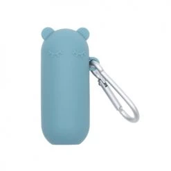 We Might Be Tiny Accessoires De Cuisine Enfant Paille En Silicone Avec étui Bleu -Vaisselle et accessoires de cuisine enfant Soldes paille en silicone avec etui bleu 2