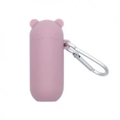 We Might Be Tiny Accessoires De Cuisine Enfant Paille En Silicone Avec étui Vieux Rose -Vaisselle et accessoires de cuisine enfant Soldes paille en silicone avec etui vieux rose 4