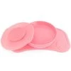 Twistshake Vaisselle Enfant Plateau Click Mat Mini+ Assiette Rose Pastel