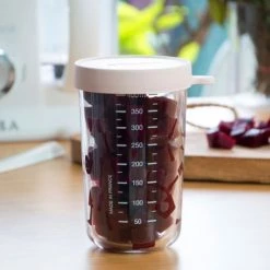 Béaba Accessoires De Cuisine Enfant Portion Verre 400 Ml Rose