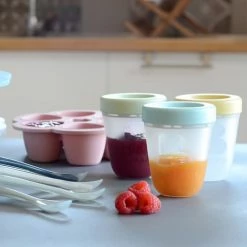 Béaba Accessoires De Cuisine Enfant Portions Silicone Spring -Vaisselle et accessoires de cuisine enfant Soldes portions silicone spring 3