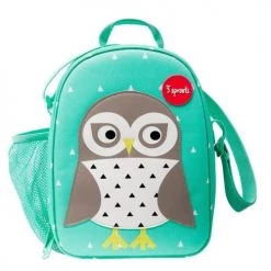 3 Sprouts Gourdes Enfant Et Boîtes à Goûter Sac Isotherme à Bandoulière Chouette