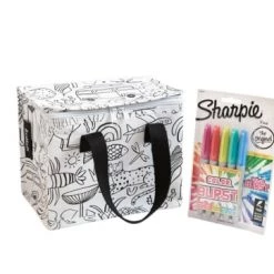 We Might Be Tiny Gourdes Enfant Et Boîtes à Goûter Sac Isotherme à Colorier (avec Crayons)