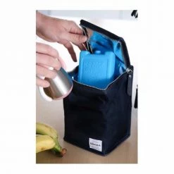 Béaba Gourdes Enfant Et Boîtes à Goûter Sac Isotherme Bleu Marine Rayé -Vaisselle et accessoires de cuisine enfant Soldes sac isotherme bleu marine raye 6