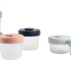 Béaba Vaisselle Enfant Set 1er âge 6 Portions Clip - (2x90ml + 4x150ml)