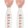 Béaba Vaisselle Enfant Set De 2 Couverts Ergonomiques 2ème âge Pink