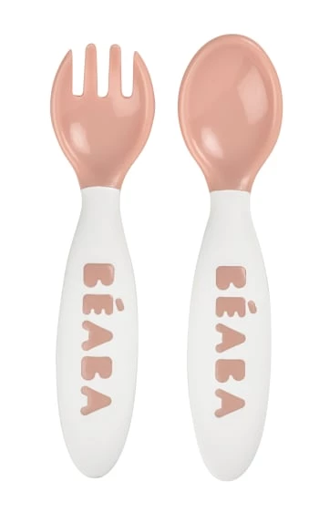 Béaba Vaisselle Enfant Set De 2 Couverts Ergonomiques 2ème âge Pink 2 Béaba Vaisselle Enfant Set De 2 Couverts Ergonomiques 2ème âge Pink – Image 2
