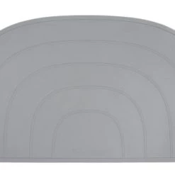 Kindsgut Accessoires De Cuisine Enfant Set De Table Arc-en-ciel En Silicone Gris Foncé