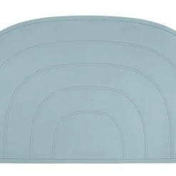 Kindsgut Accessoires De Cuisine Enfant Set De Table Arc-en-ciel En Silicone Vert Menthe