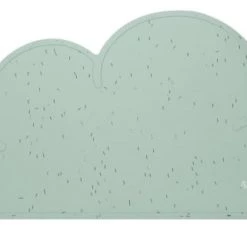 Kindsgut Accessoires De Cuisine Enfant Set De Table En Forme De Nuage En Silicone Arrose Vert D'eau