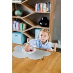 Kindsgut Accessoires De Cuisine Enfant Set De Table En Forme De Nuage En Silicone Taupe -Vaisselle et accessoires de cuisine enfant Soldes set de table en forme de nuage en silicone taupe 2