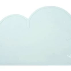 Kindsgut Accessoires De Cuisine Enfant Set De Table En Forme De Nuage En Silicone Vert D'eau