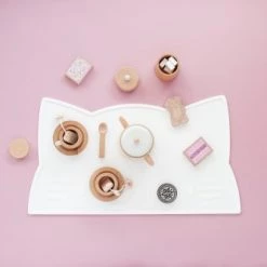 We Might Be Tiny Vaisselle Enfant Set De Table En Silicone Chat -Vaisselle et accessoires de cuisine enfant Soldes set de table en silicone chat 3