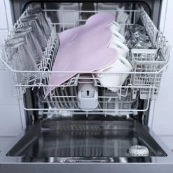 We Might Be Tiny Accessoires De Cuisine Enfant Set De Table En Silicone Ours Rose -Vaisselle et accessoires de cuisine enfant Soldes set de table en silicone ours rose 3