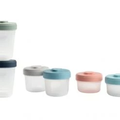 Béaba Vaisselle Enfant Set Intégral 6 Portions Clip - (2x90ml + 2x150ml + 2x250ml)