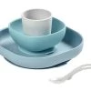 Béaba Accessoires De Cuisine Enfant Set Vaisselle Silicone 4 Pièces Jungle