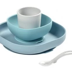 Béaba Accessoires De Cuisine Enfant Set Vaisselle Silicone 4 Pièces Yellow -Vaisselle et accessoires de cuisine enfant Soldes set vaisselle silicone 4 pieces jungle 5