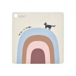 OYOY Living Design Vaisselle Enfant Sets De Table Beige En Silicone H0,15x38x38cm