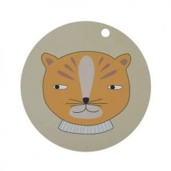 OYOY Living Design Vaisselle Enfant Sets De Table Gris En Silicone Ø39xH0,15cm