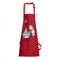 Winkler Accessoires De Cuisine Enfant Tablier De Cuisine Enfant Le Petit Nicolas Pièce Monté Rouge 52 X 63
