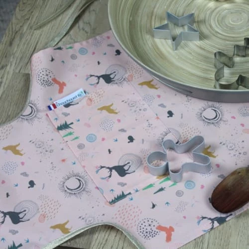Chouchouette Accessoires De Cuisine Enfant Tablier Enfant Forêt Rose 2 Chouchouette Accessoires De Cuisine Enfant Tablier Enfant Forêt Rose – Image 2