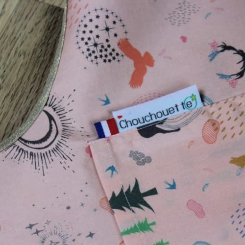 Chouchouette Accessoires De Cuisine Enfant Tablier Enfant Forêt Rose 3 Chouchouette Accessoires De Cuisine Enfant Tablier Enfant Forêt Rose – Image 3