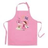 Winkler Accessoires De Cuisine Enfant Tablier Enfant Princesse Et Grenouille En Coton Rose 52 X 63