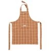 OYOY Living Design Accessoires De Cuisine Enfant Tablier Marron En Coton Organique H56x44cm