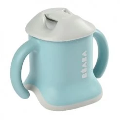 Béaba Vaisselle Enfant Tasse Evoluclip 3 En 1 Airy Green -Vaisselle et accessoires de cuisine enfant Soldes tasse evoluclip 3 en 1 airy green 3