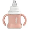 Béaba Vaisselle Enfant Tasse Evoluclip 3 En 1 Old Pink