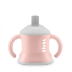 Béaba Vaisselle Enfant Tasse Evoluclip 3 En 1 Old Pink -Vaisselle et accessoires de cuisine enfant Soldes tasse evoluclip 3 en 1 old pink 3