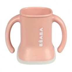Béaba Vaisselle Enfant Tasse Evoluclip 3 En 1 Old Pink -Vaisselle et accessoires de cuisine enfant Soldes tasse evoluclip 3 en 1 old pink 4