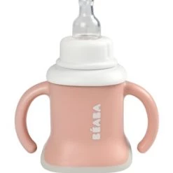 Béaba Vaisselle Enfant Tasse Evoluclip 3 En 1 Airy Green -Vaisselle et accessoires de cuisine enfant Soldes tasse evoluclip 3 en 1 old pink 5